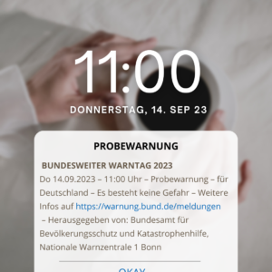 Bundesweiter Warntag 2023