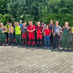 Motorsägenlehrgang am Ausbildungsstandort Bad Buchau