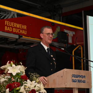 Verabschiedung von Klaus Merz als Kommandant der Feuerwehr Bad Buchau