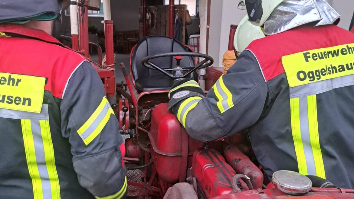 PKW-Brand freistehend
