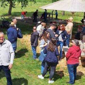 Gemeinsamer Wandertag führt die Gesamtfeuerwehr Bad Buchau nach Kanzach