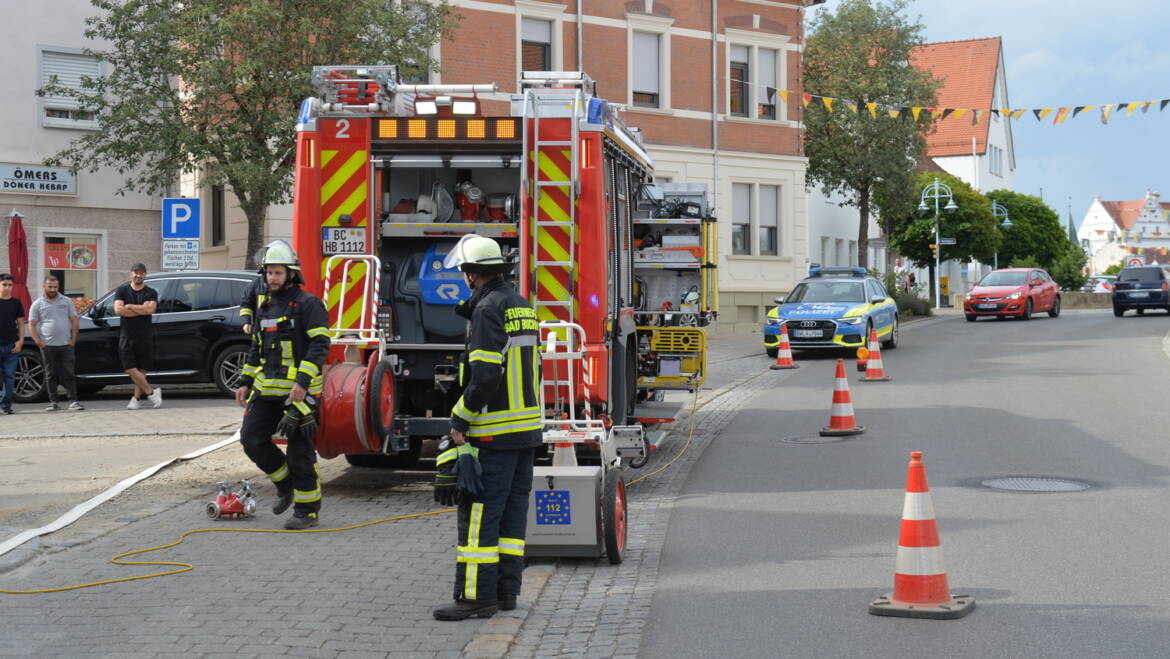 Ausgelöster Rauchwarnmelder