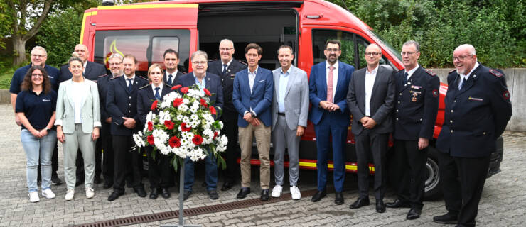 Feierliche Übergabe des neuen ELW1